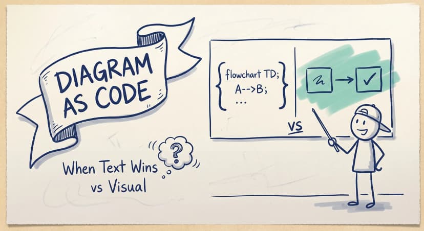 Diagram as Code: When Text Wins, When It Doesn't, and What Comes Next